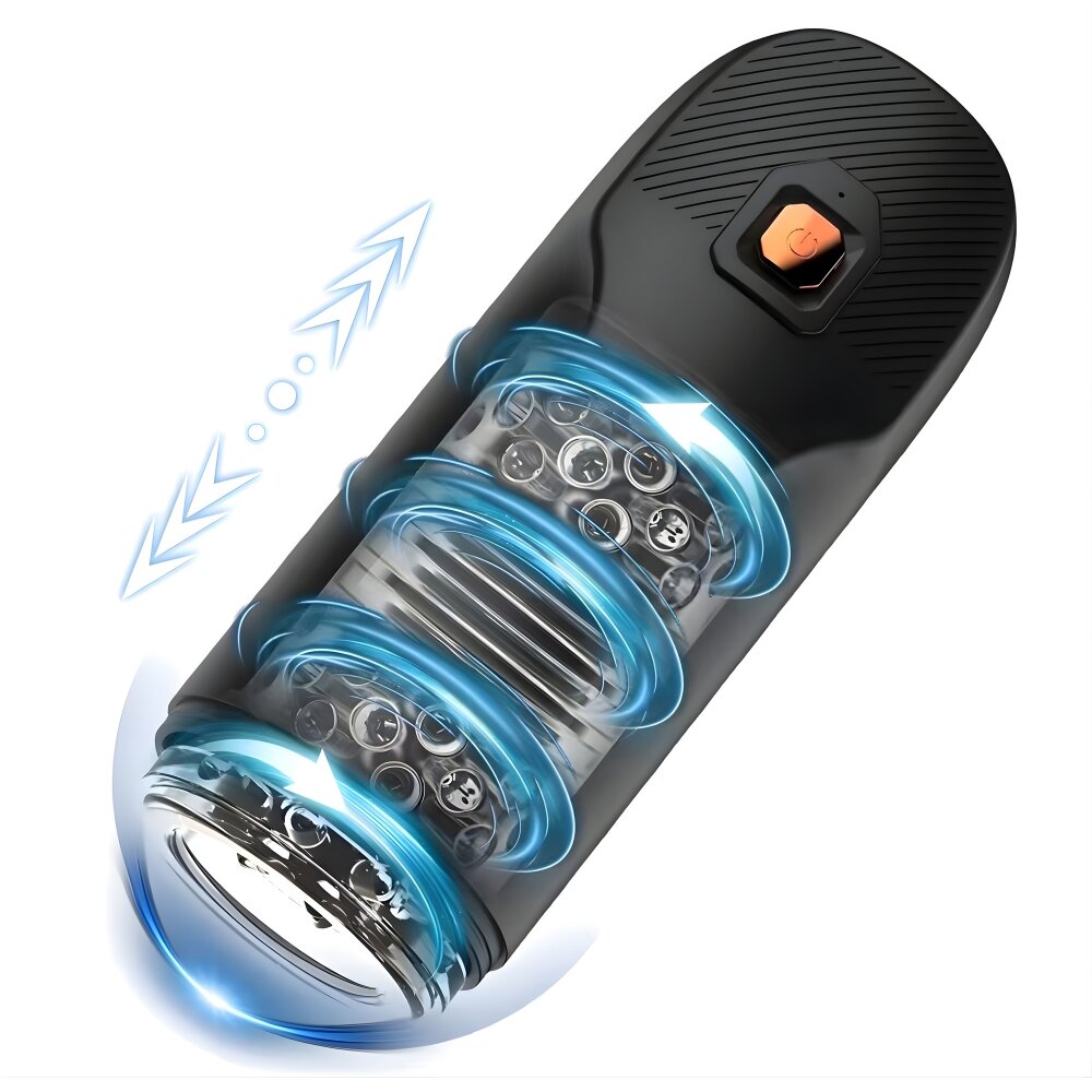 Rev Premium Hands Free Rotating & Thrusting Masturbator Loving Joy