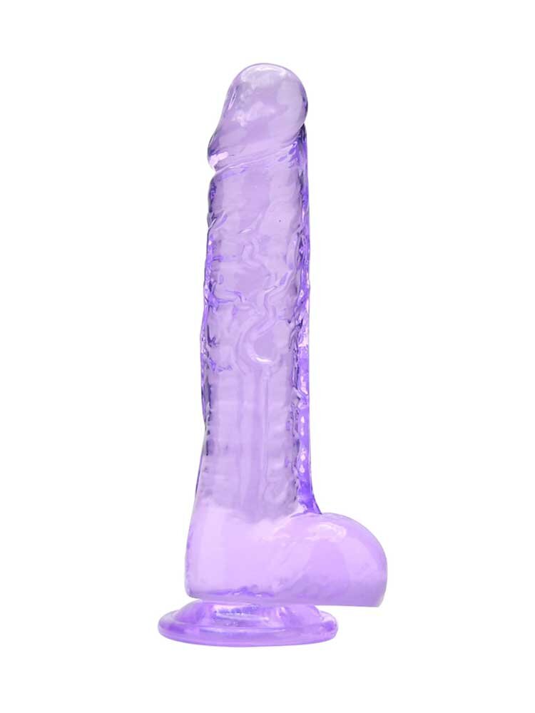 20.0cm Dildo with Balls Purple Loving Joy