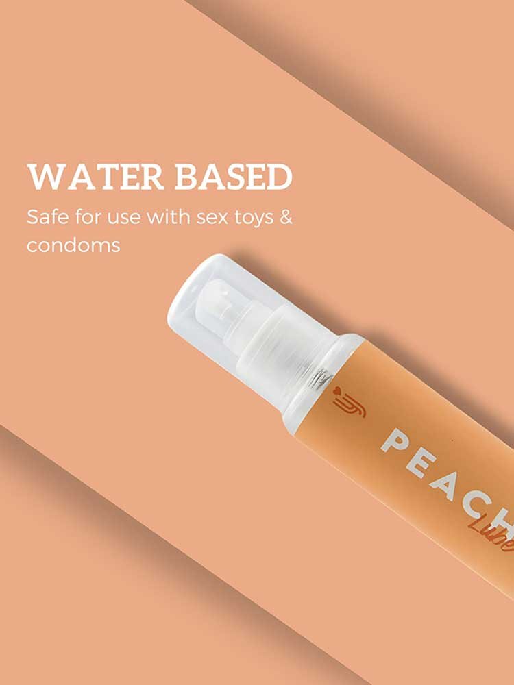 Ροδάκινο Flavoured Waterbased Lubricant (Υδατοδιαλυτό) 100ml Loving Joy