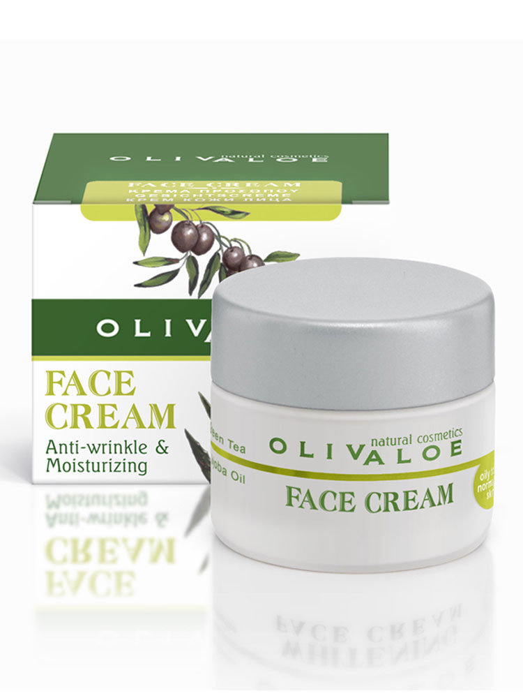 Face Cream Λιπαρή προς Κανονική 40ml OlivAloe