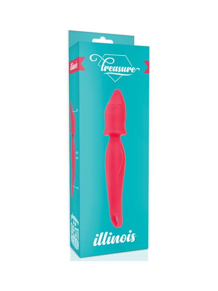 Treasure Illinois Wand Vibrator Pink by DreamLove