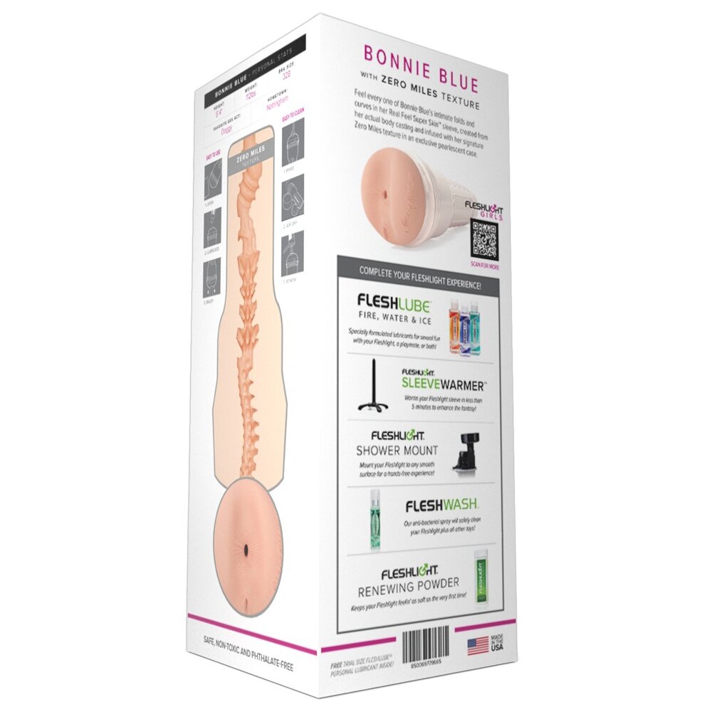 Bonnie Blue Butt Zero Miles Texture Fleshlight