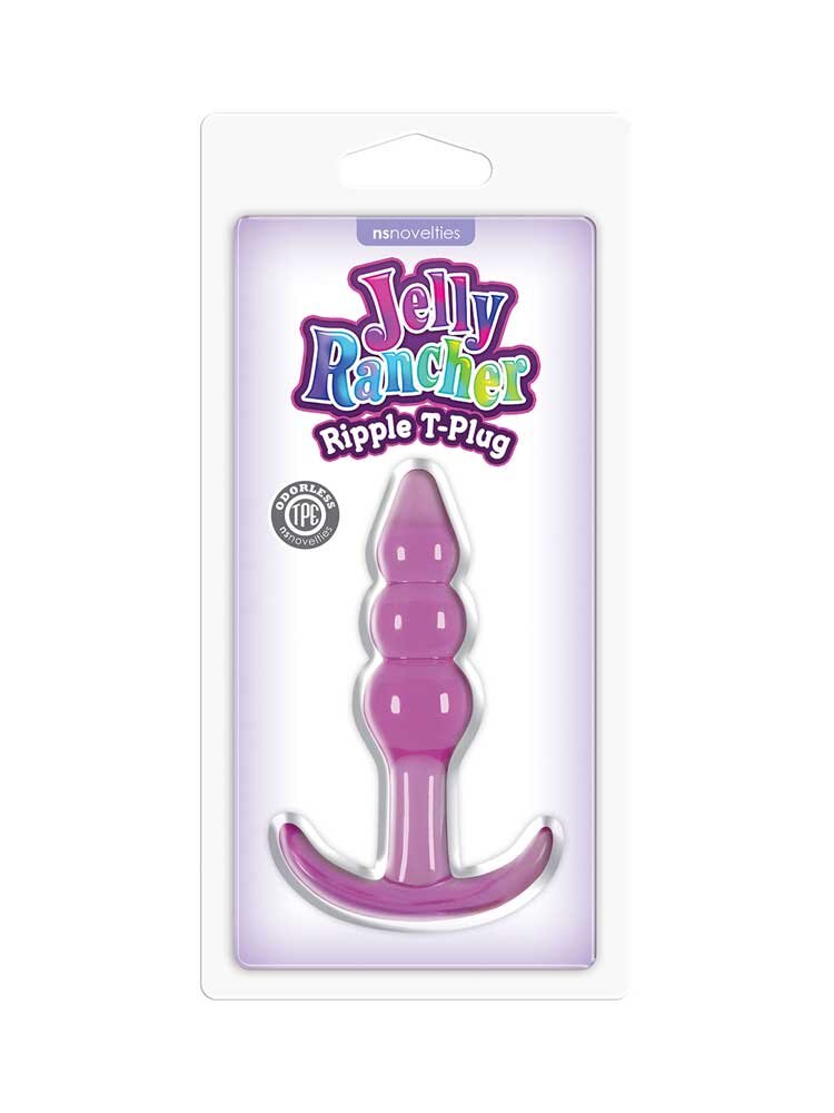 Jelly Rancher Ripple Purple Plug by NS Novelties