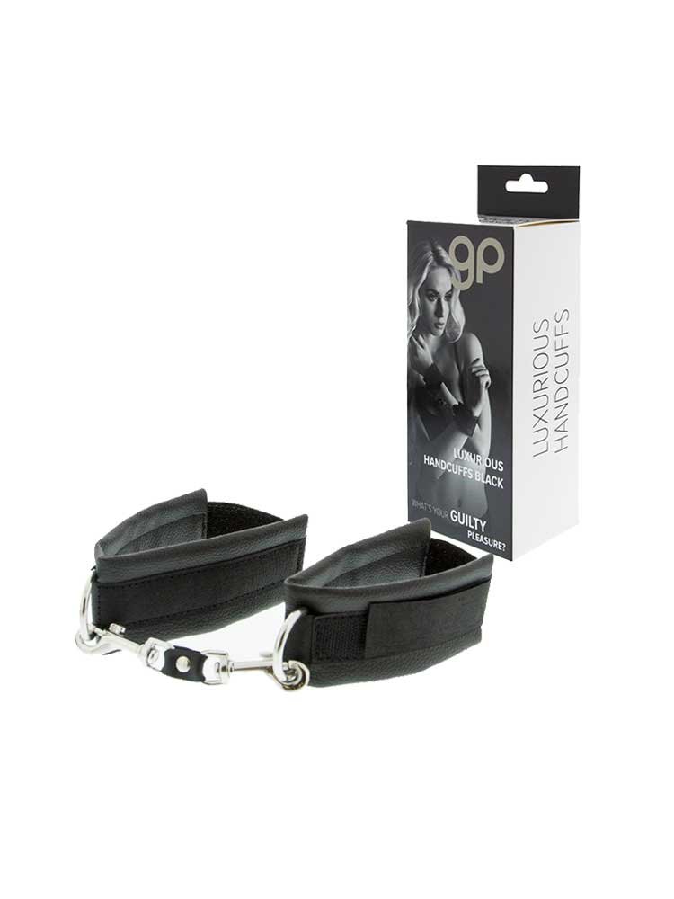 Luxurious Handcuffs Black by Guilty Pleasure