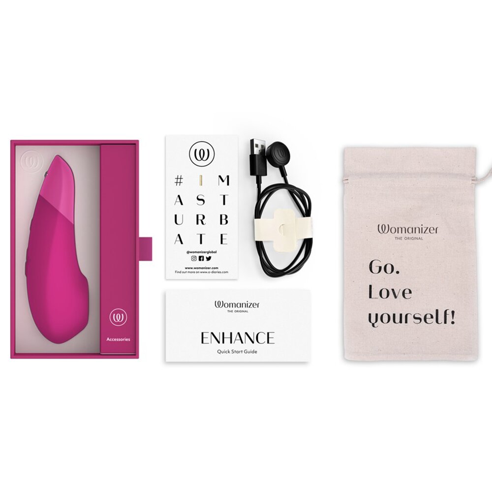 15.8cm Enhance Clitoral Stimulator Pink by The Original Womanizer