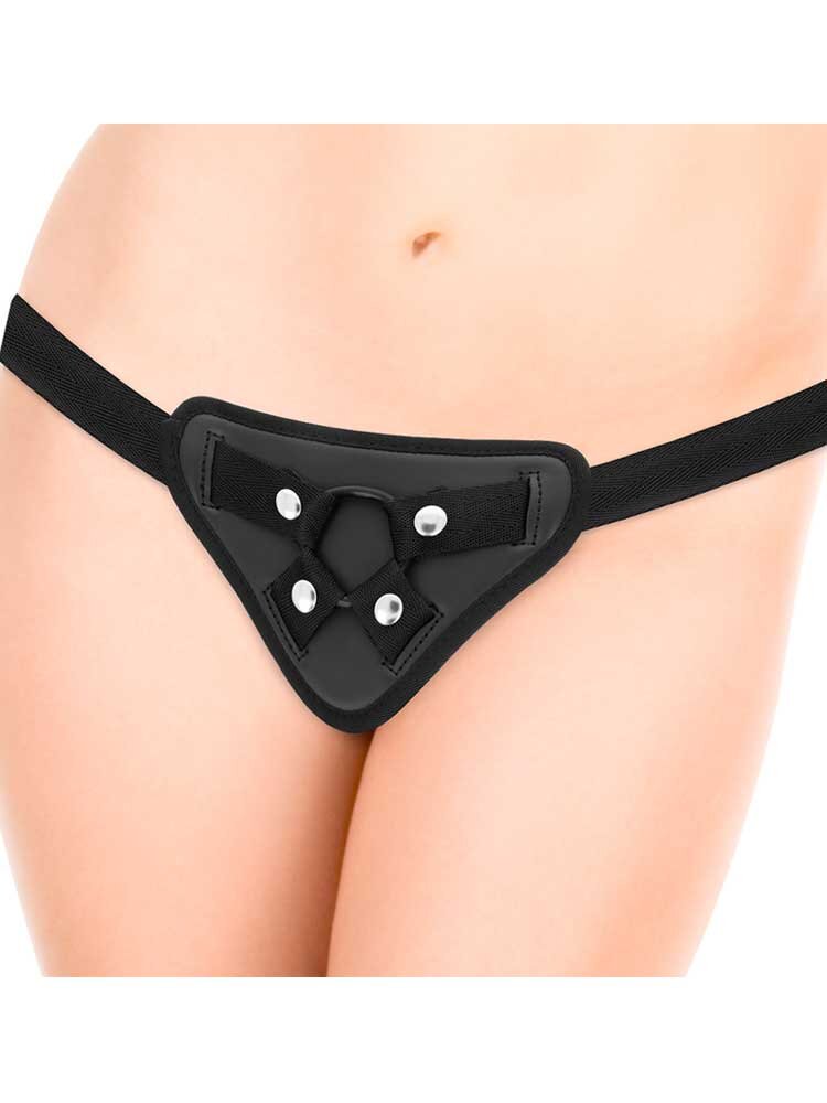 X-Ray 4 Strap Harness with Silicone Rings by DreamLove