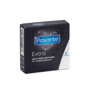 Pasante Extra Safe Condoms 3 pack