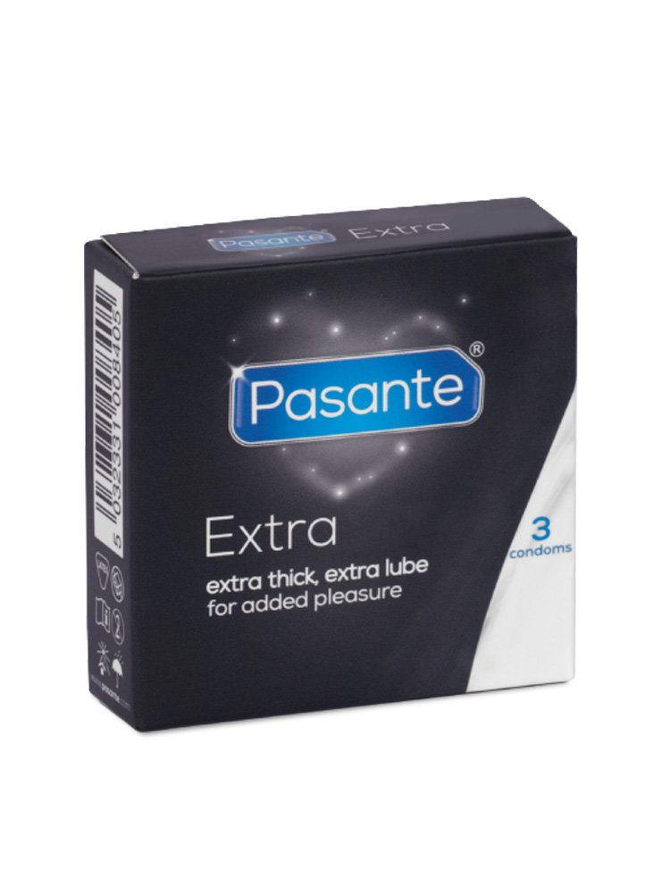 Extra Safe Condoms 3 pack Pasante