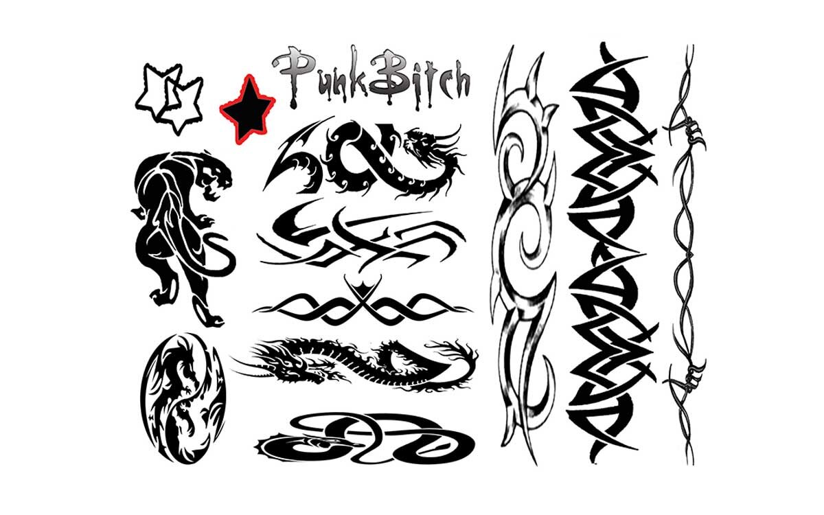 Punk Bitch Tattoos by Adult Body Art