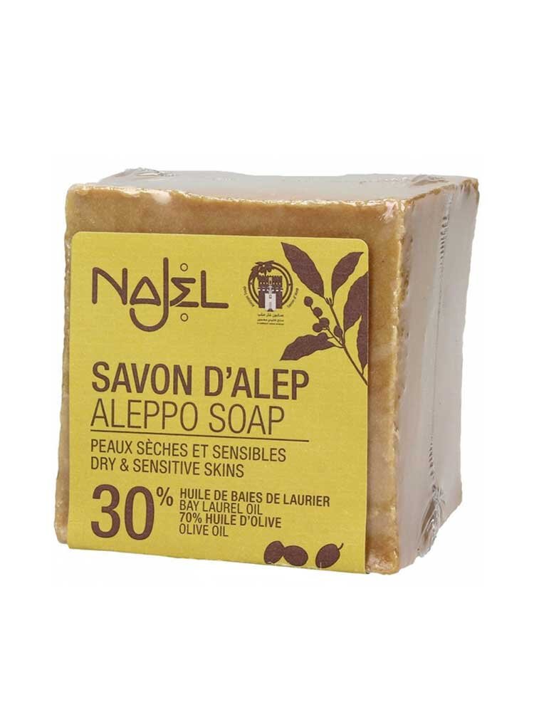 Σαπούνι Χαλεπίου με Ελαιόλαδο & 30% Δαφνέλαιο 170gr Najel