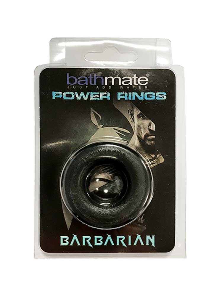 Barbarian Power Cock Ring Black Bathmate