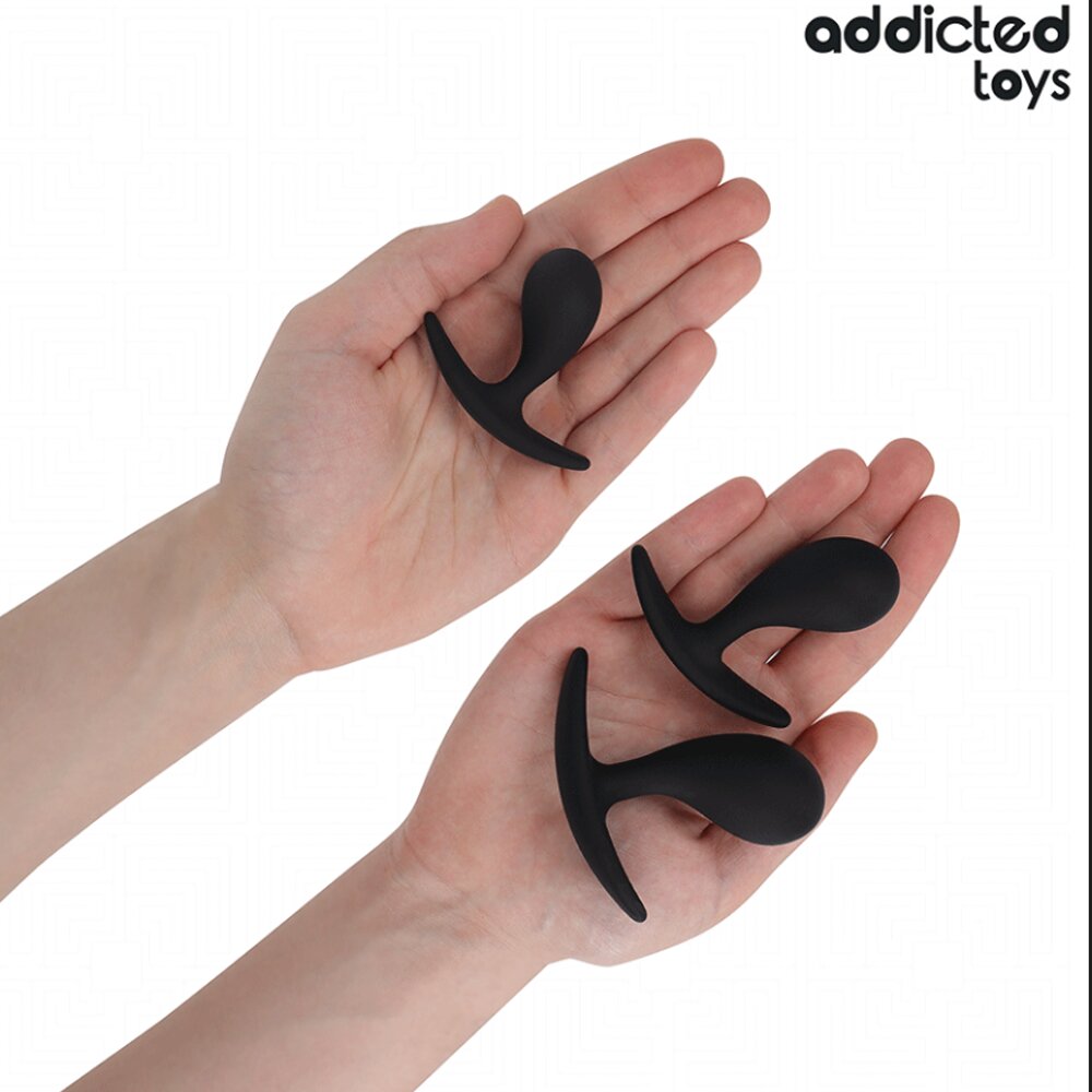 3.1cm Ø Anal Set with 3 Butt Plugs Addicted Toys DreamLove