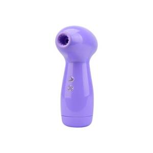 2 in 1 Suction Clitoral Vibrator Purple by Loving Joy