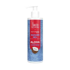 Shower Gel Salt & Pepper Aloha in Denim 250ml by Aloe Colors
