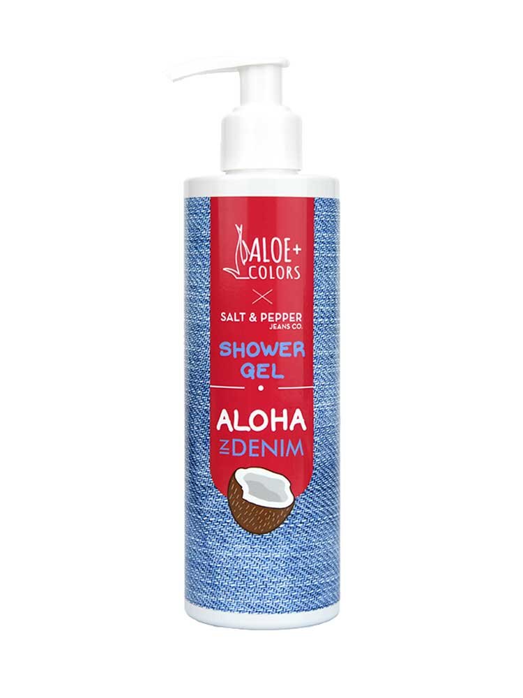 Shower Gel Salt & Pepper Aloha in Denim 250ml by Aloe+Colors