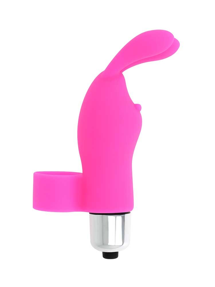 OHMama! Rabbit Finger Clitoral Vibrator Neon Pink DreamLove