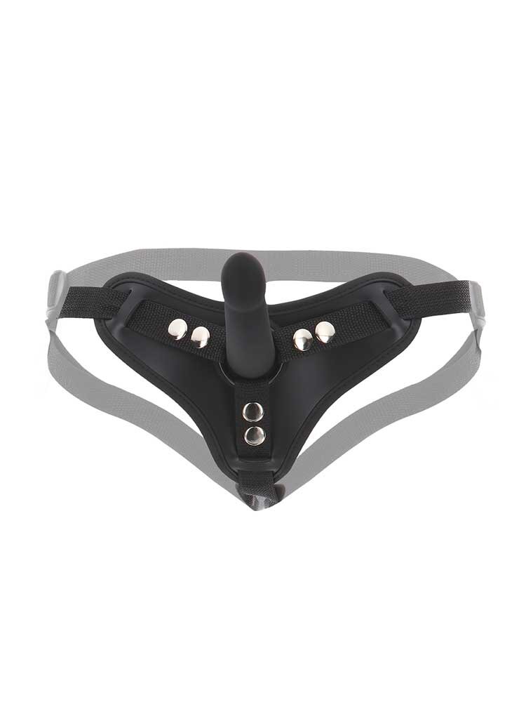 Strap On Harness with Small Dong 12.5cm Black by Taboom