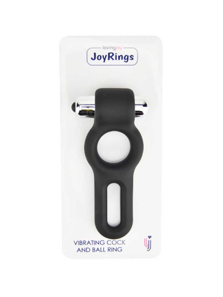 JoyRings Silicone Vibrating Cock & Ball Ring by Loving Joy