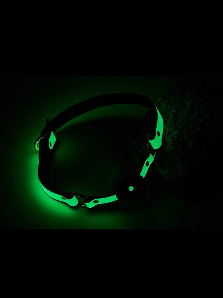 Radiant Ball Gag Glow in the Dark Green by Dream Toys
