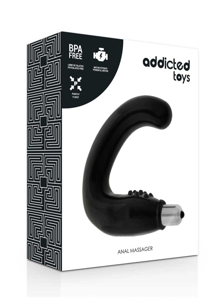 Anal Prostate Massager Black Addicted Toys DreamLove
