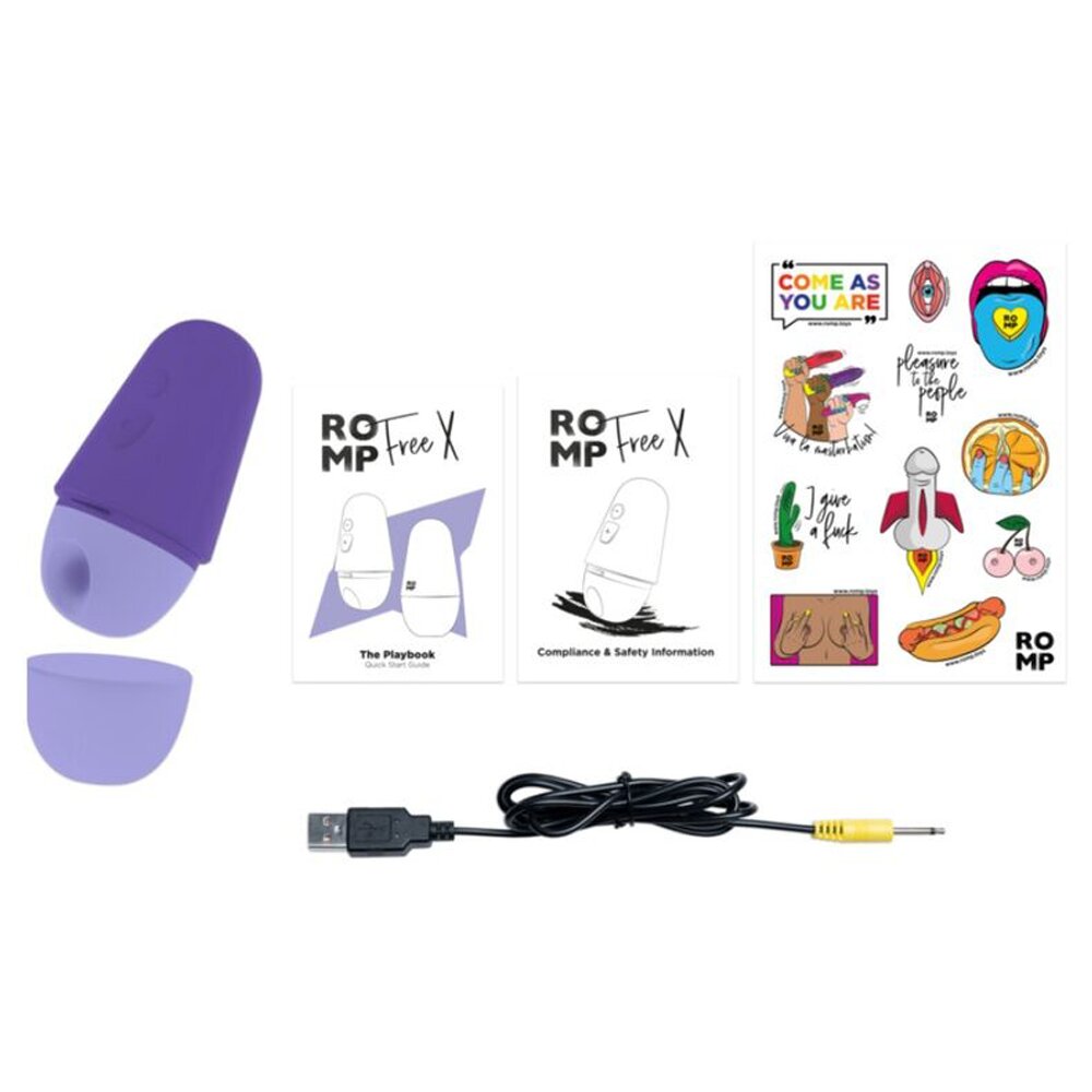 9.5cm Free-X Clitoral Air Technology Stimulator Romp