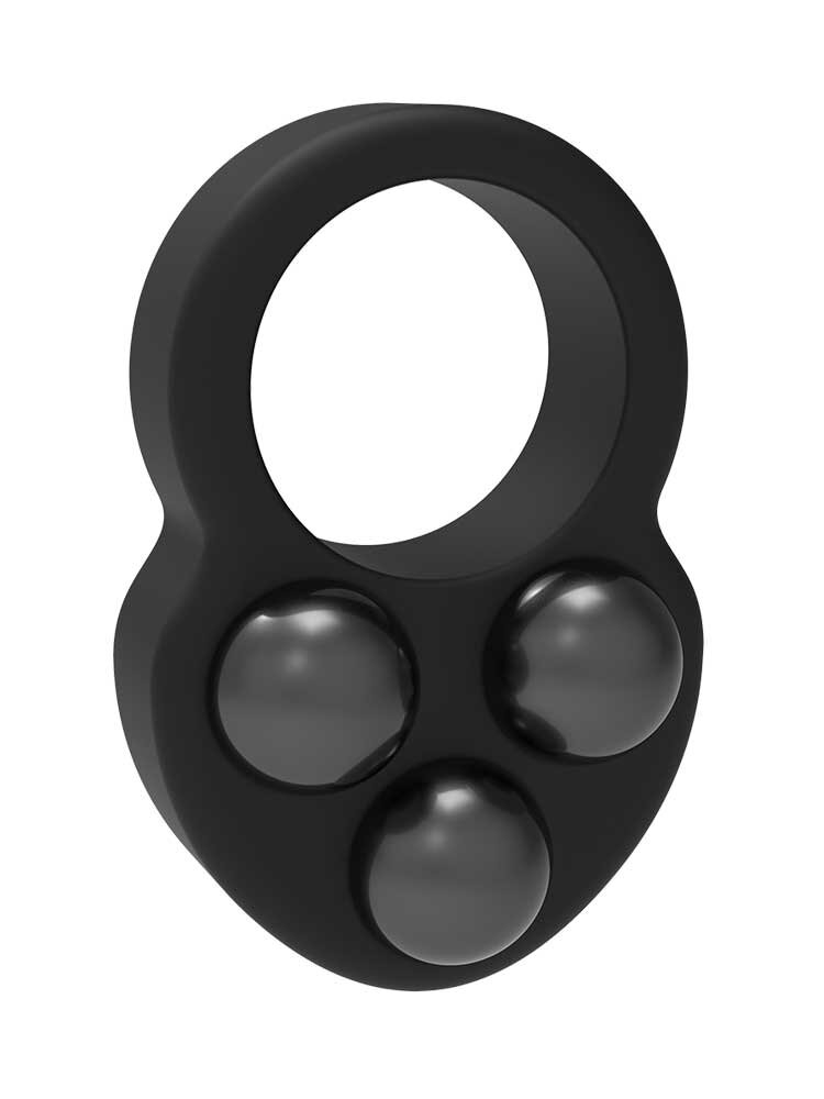 Ramrod Triple Weight Cock Ring Black Dream Toys