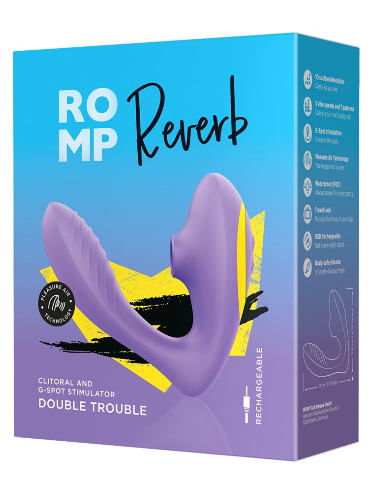Reverb Double Trouble Clitoral & G-Spot Stimulator Romp