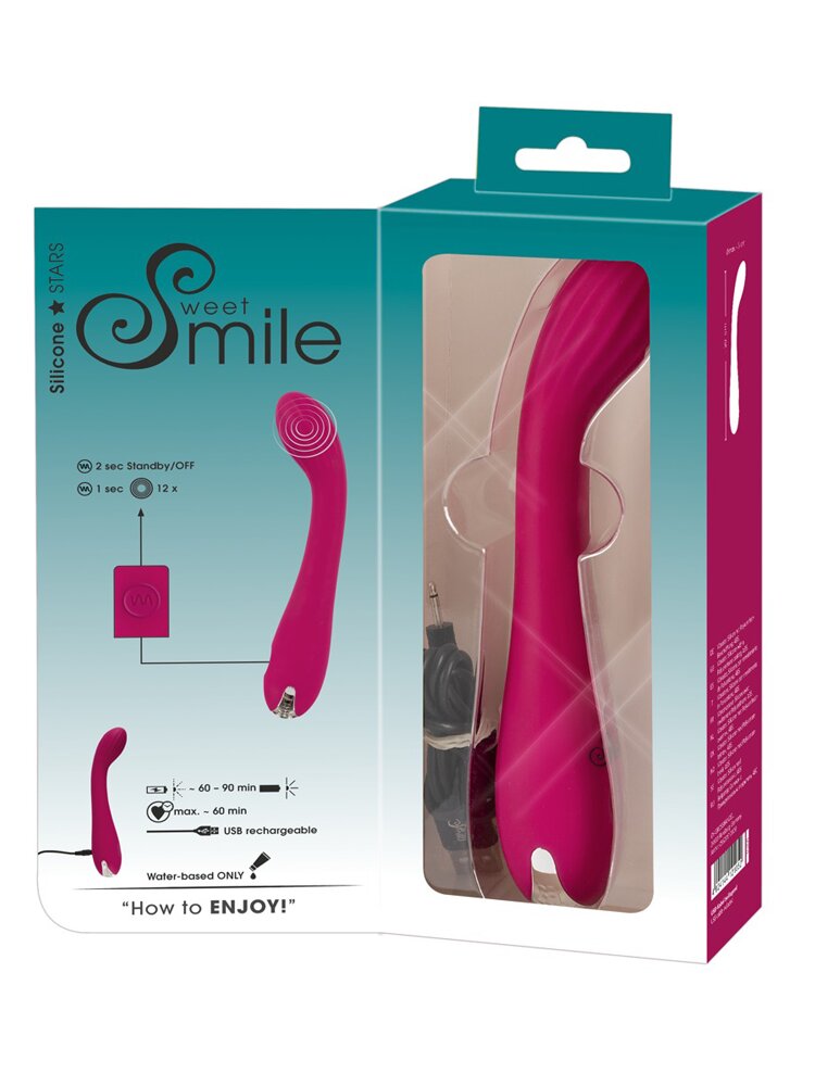20.0cm G-Spot Silicone Vibrator Sweet Smile Orion