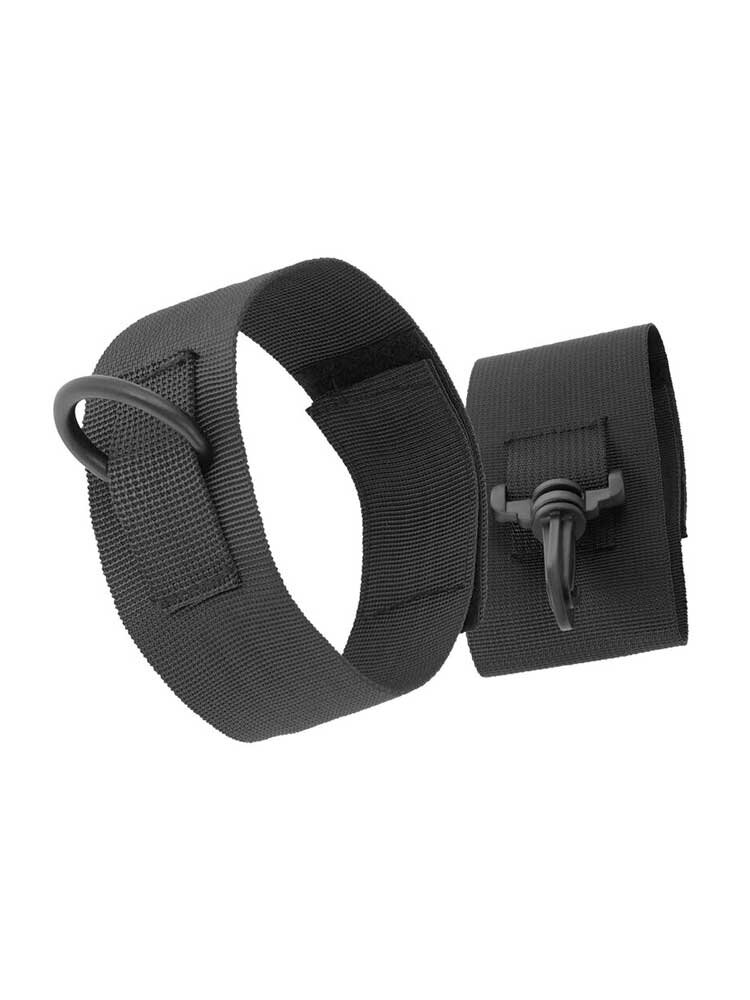 Drakness Nylon Ankle Cuffs Black DreamLove
