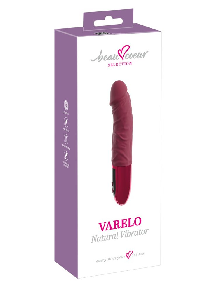 23.0cm Varelo Natural Realistic Silicone Vibrator Orion