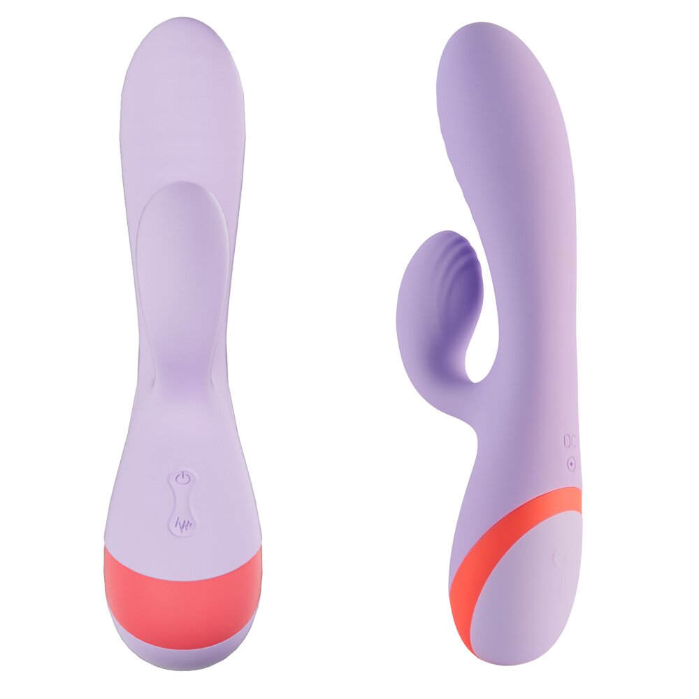 19.0cm Twin Toned Duo Rabbit Vibrator Dream Toys