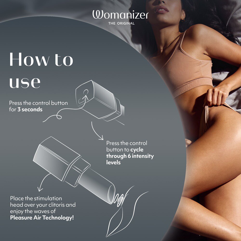 12.7cm Beauty Lipstick Clitoral Stimulator by The Original Womanizer