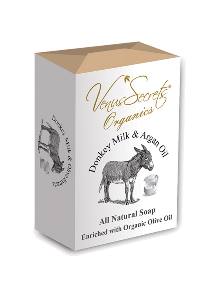 Σαπούνι με γάλα γαϊδάρας και έλαιο αργκάν από Venus Secrets Organics 110gr