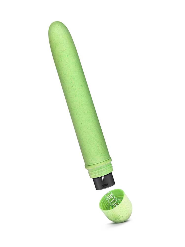 17.7cm Gaia Eco Classic Vibrator Green Blush Novelties