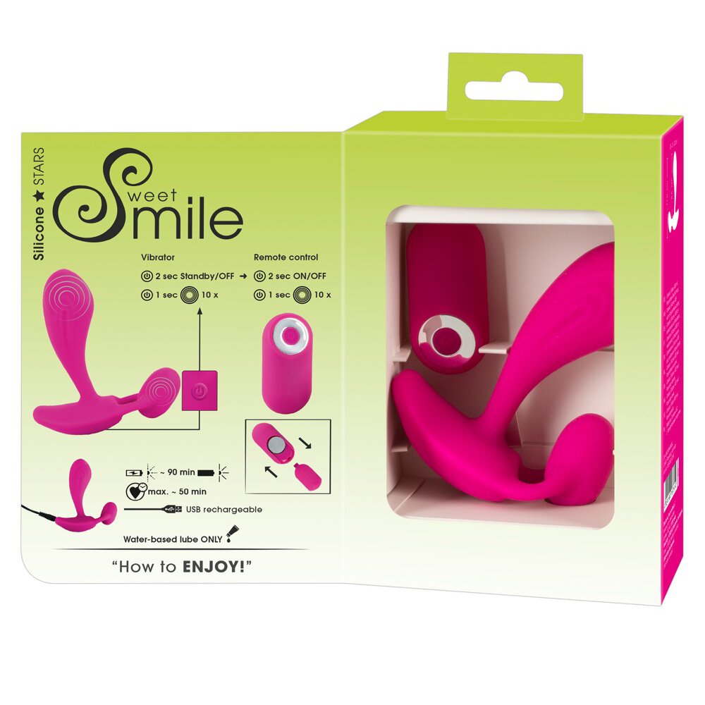 11.0cm RC & G-Spot Vibrator Pink Sweet Smile Orion