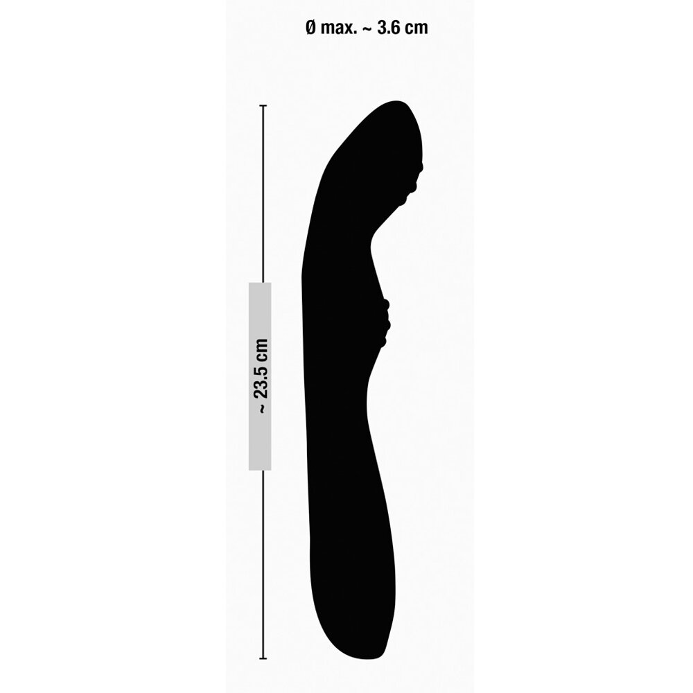 23.5cm A & G-Spot Silicone Vibrator Sweet Smile Orion