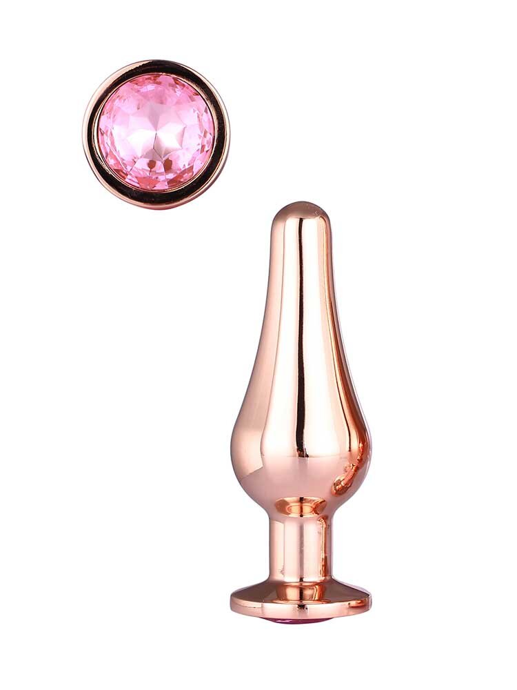 Gleaming Love Pleasure Plug Small Rose Gold by Dream Toys