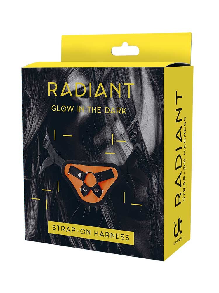 Radiant Strap-On Glow in the Dark Orange by Dream Toys
