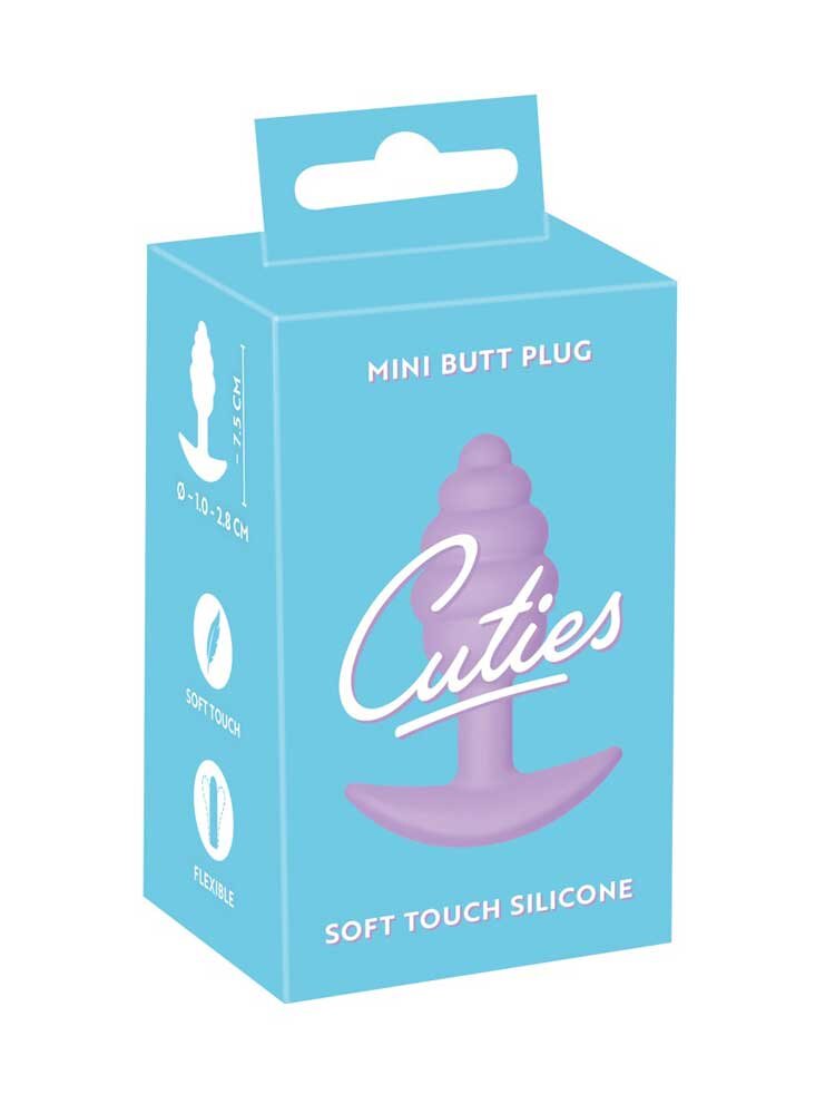 2.8cm Ø Soft Touch Mini Butt Plug Purple 7.5cm Cuties Orion