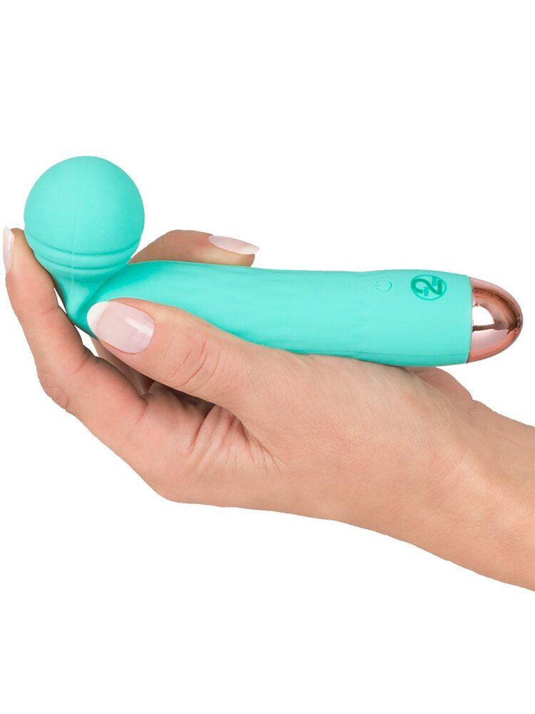 17.0cm Silk Touch Silicone Rechargable Wand Vibrator Orion