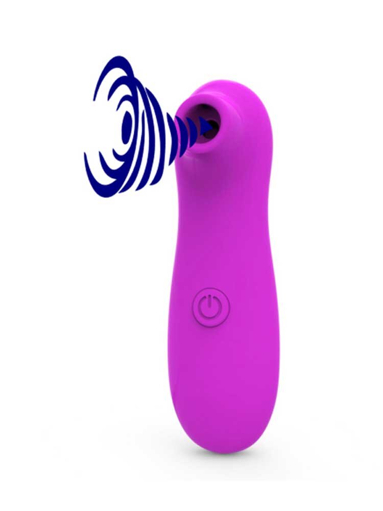 10 Function Clitoral Suction Vibrator Purple by Loving Joy