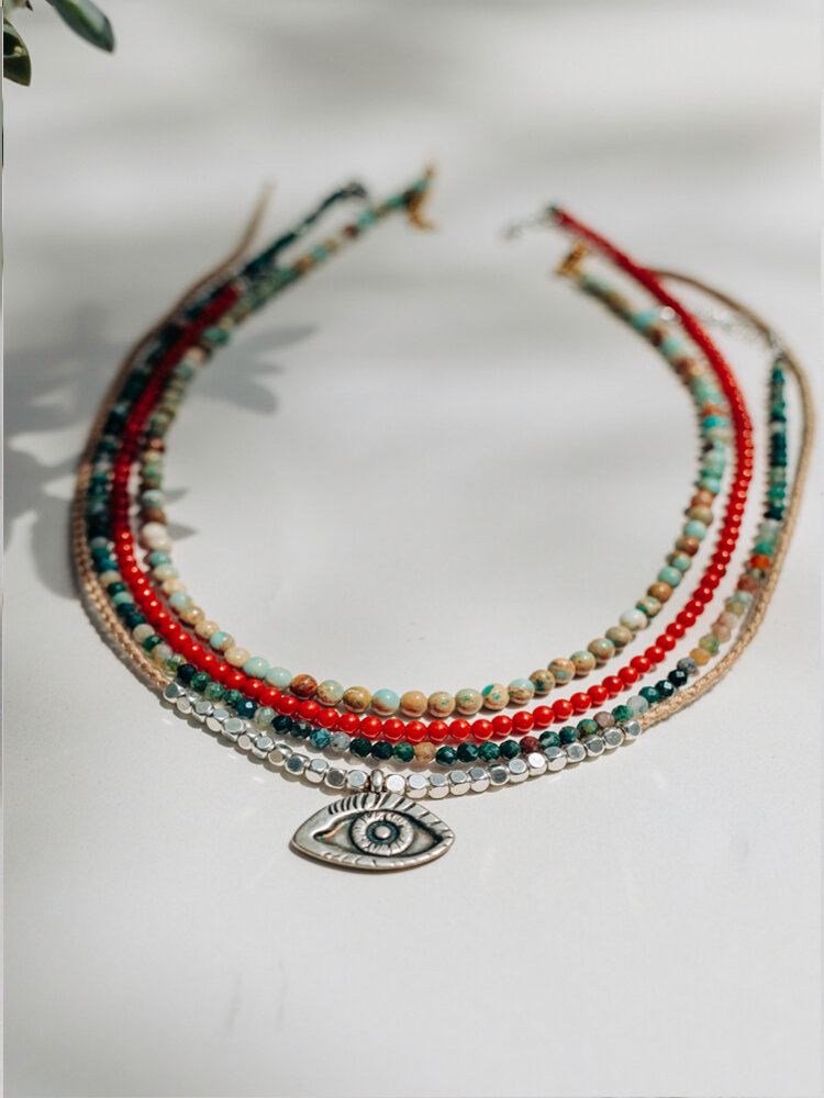 Indian Agate Necklace by Cherry Anthie
