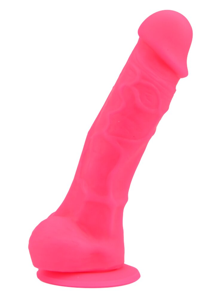 20.0cm Liquid Silicone Realistic Dildo Pink Loving Joy