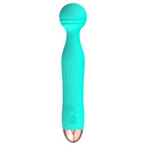 17.0cm Silk Touch Silicone Rechargable Wand Vibrator Orion