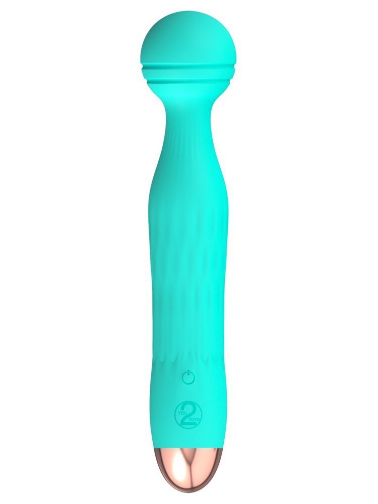17.0cm Silk Touch Silicone Rechargable Wand Vibrator Orion