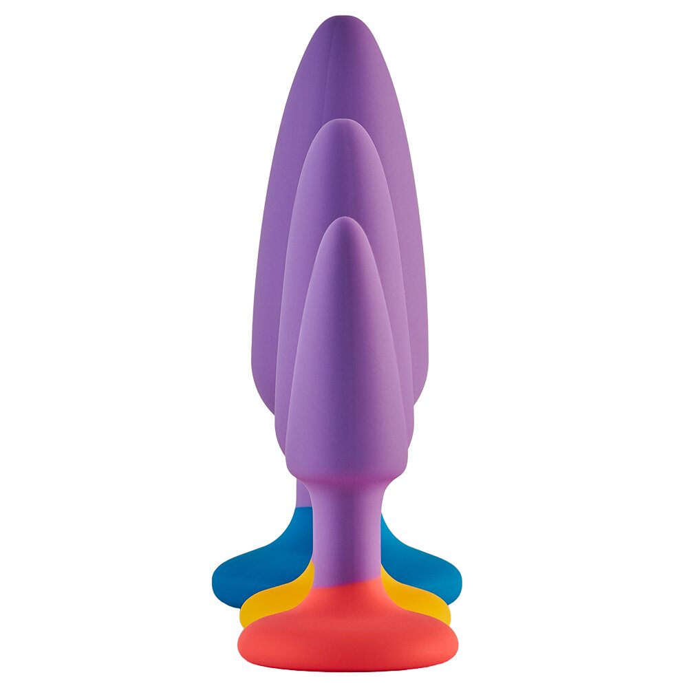 11.0cm Smooth Adventure Anal 3-Set Love Plugs Dream Toys