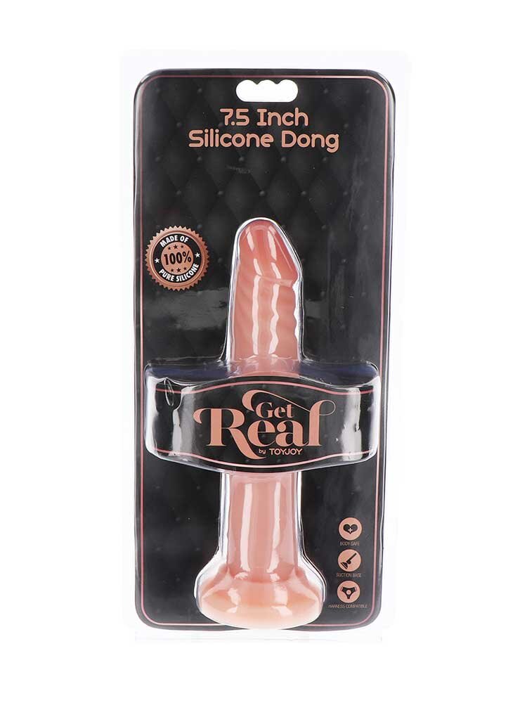 Get Real 19cm Silicone Dildo Natural by ToyJoy