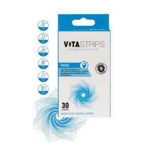 Vitastrips Focus (Συγκέντρωση) Τροπικά Μούρα 30 strips ThinSol