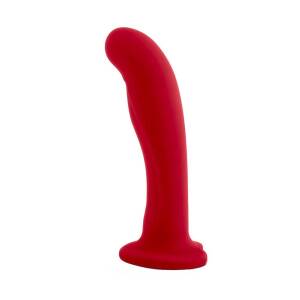 15.2cm Jezebel Temptation Curved G-Spot Dildo Red Blush Novelties