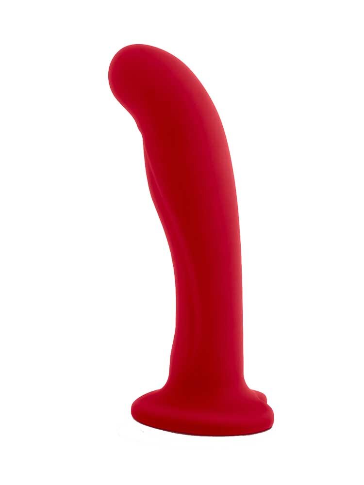 15.2cm Jezebel Temptation Curved G-Spot Dildo Red Blush Novelties